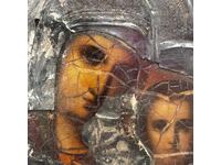 Russian Icon Silver Mounts Marks 84