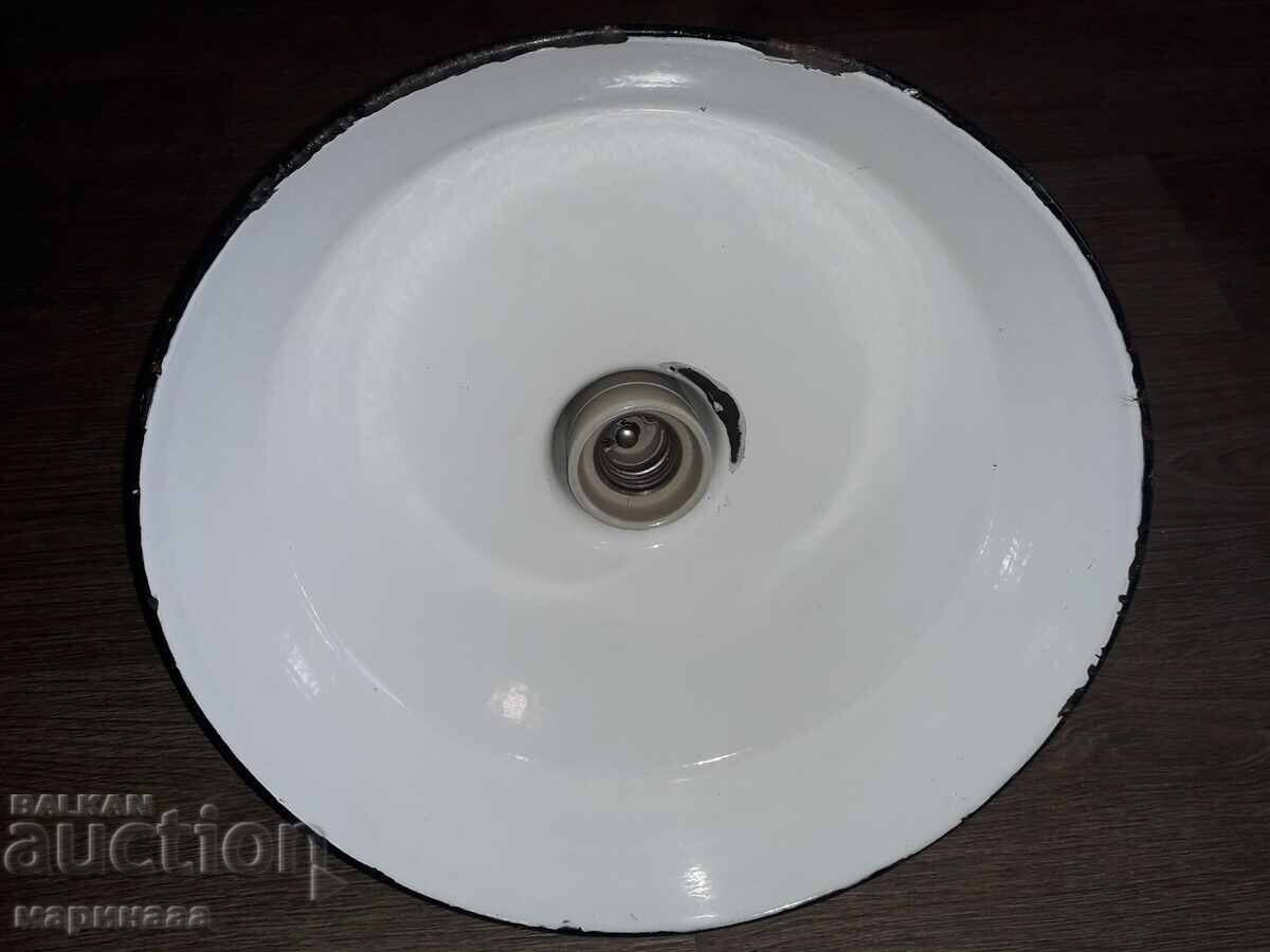 INDUSTRIAL ENAMELED LAMP. KOLAROV. SLIVEN - 5