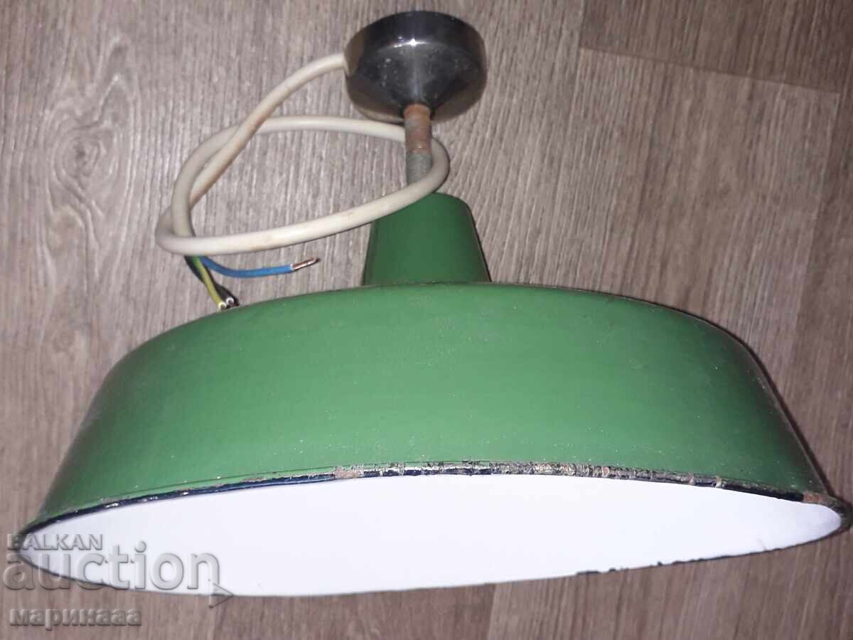 INDUSTRIAL ENAMELED LAMP. KOLAROV. SLIVEN