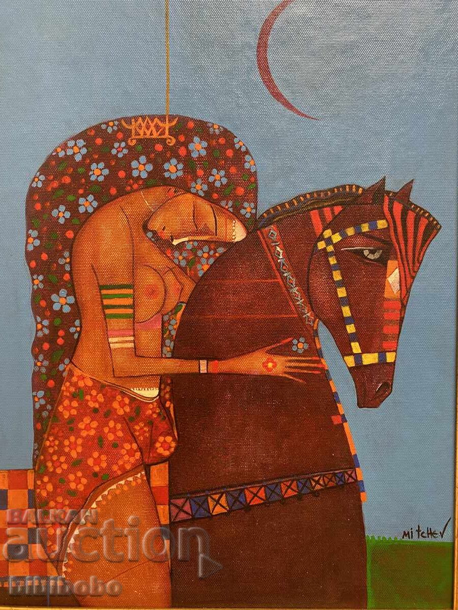 Картина на Петър Мичев Педро с цена 4900.00 лв. | € 2505.33 Картина на Петър Мичев Педро с цена 4900.00 лв. | € 2505.33