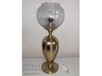 МАСИВНА ЛАМПА. ВИНТИДЖ. БРОНЗ. САЩ. 20-ТЕ ГГ