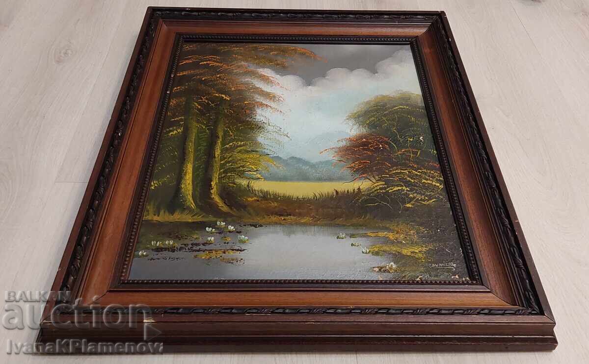 Painting, framed, wooden, 65cm x 55cm, for collectors with price € 60.00 | 117.35 BGN