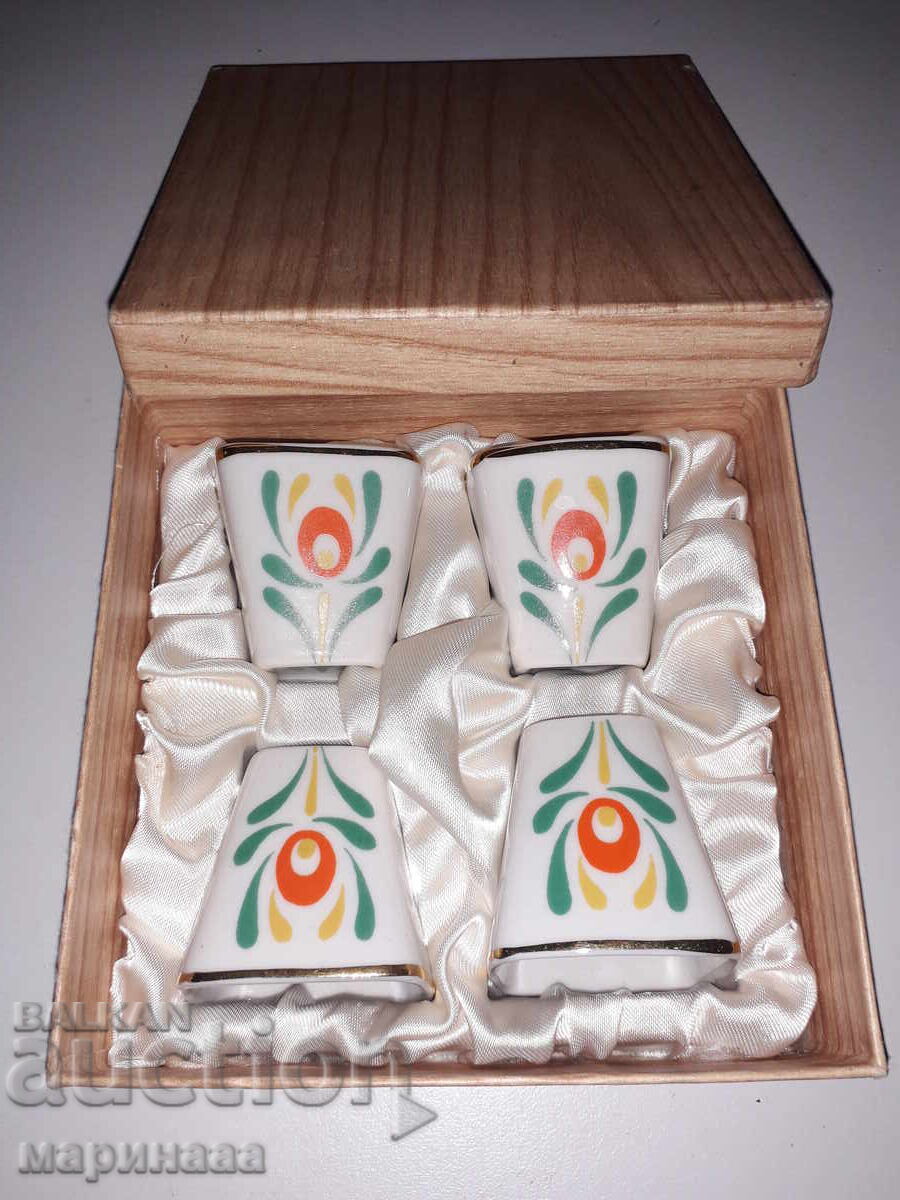 Set of "Hollóháza" shot glasses. Hungary with price 15.00 BGN | € 7.67