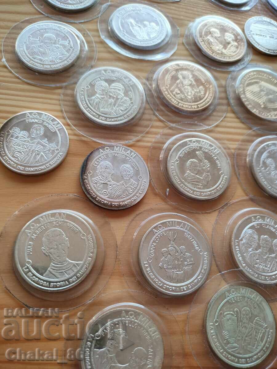Licitație Lot de monede AC Milan Licitație Lot de monede AC Milan