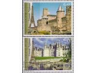 Чисти марки Архитектура ЮНЕСКО Змъци  2006 от ООН Виена