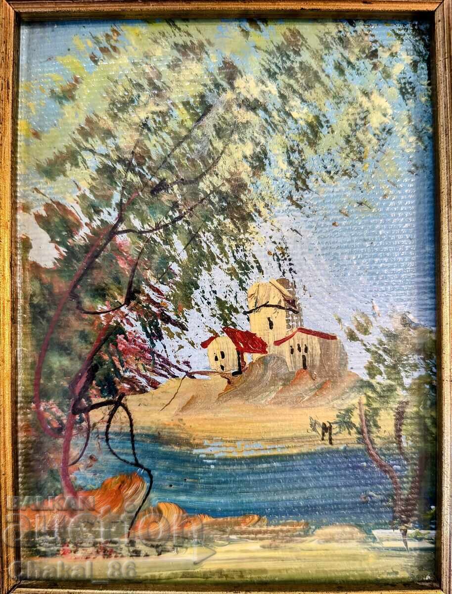 Pictură pe placă de lemn! cu preț 3.51 BGN | € 1.79 Pictură pe placă de lemn! cu preț 3.51 BGN | € 1.79