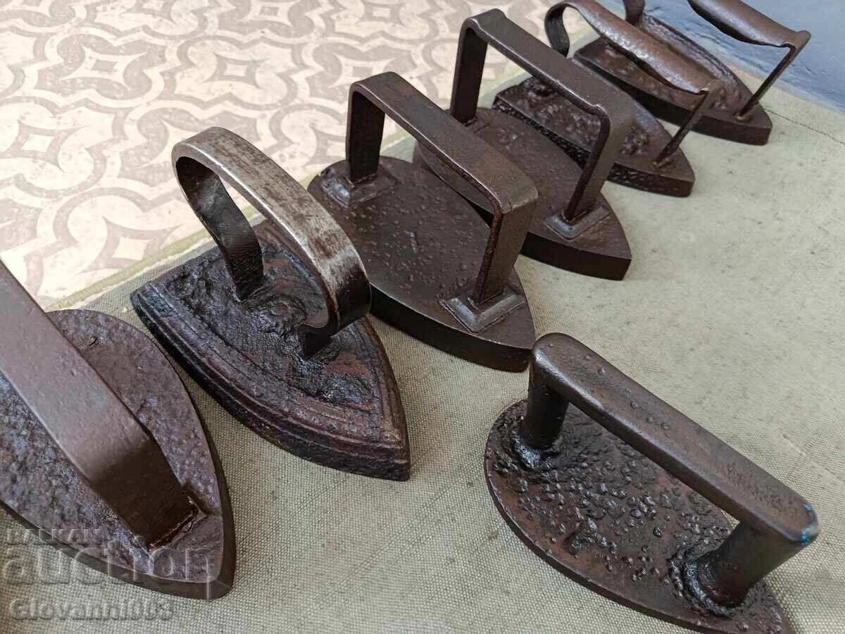 Auction Lot of old irons Auction Lot of old irons