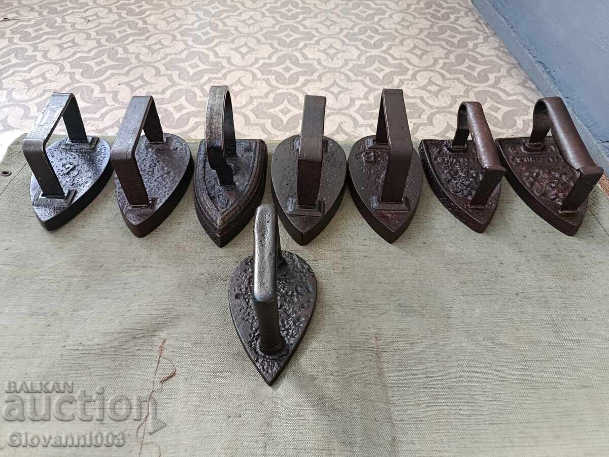 Lot of old irons Lot of old irons