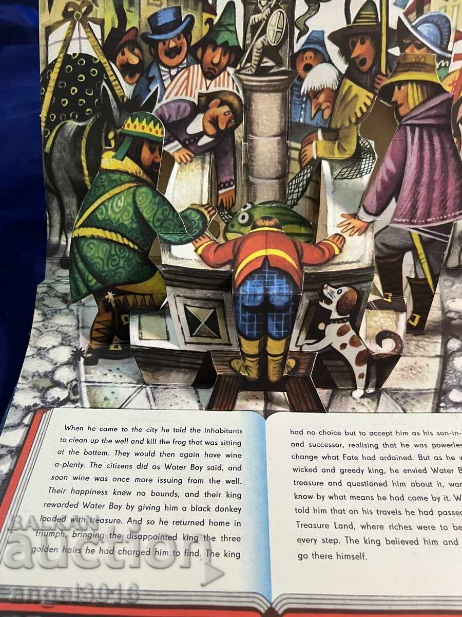 Delivery of "The Three Golden Hairs" - Fairy Tale, Panoramic, 3D, Pop-up Book