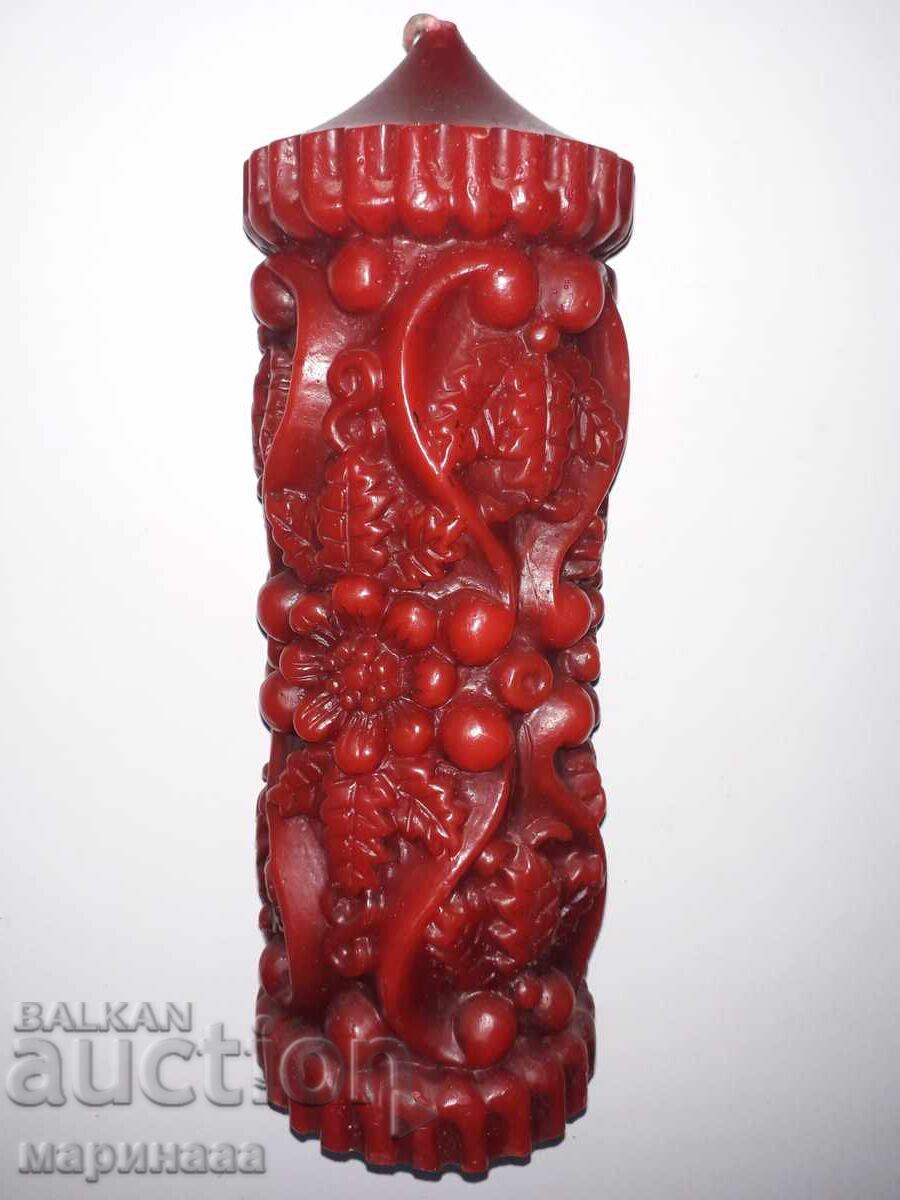 LARGE SOLID CANDLE. GERMANY. 918 GR with price 9.00 BGN | € 4.60 LARGE SOLID CANDLE. GERMANY. 918 GR with price 9.00 BGN | € 4.60