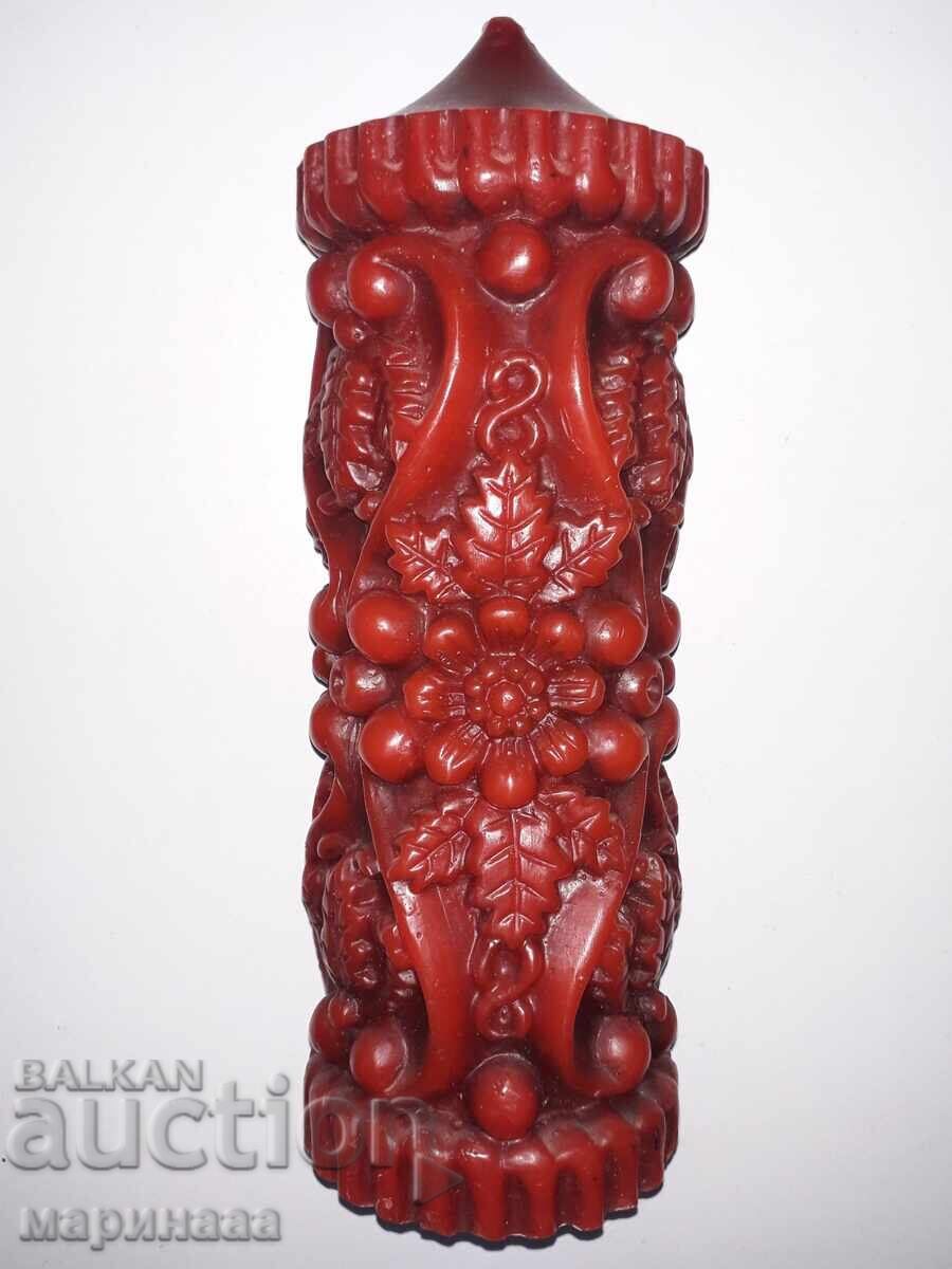 LARGE SOLID CANDLE. GERMANY. 918 GR LARGE SOLID CANDLE. GERMANY. 918 GR