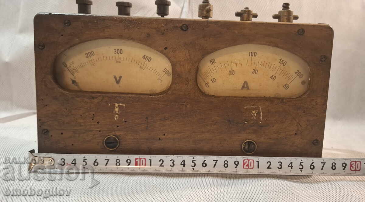 Πολύ Παλαιό και Σπάνιο Ηλ. Μετρητικό Όργανο - 5 Πολύ Παλαιό και Σπάνιο Ηλ. Μετρητικό Όργανο - 5