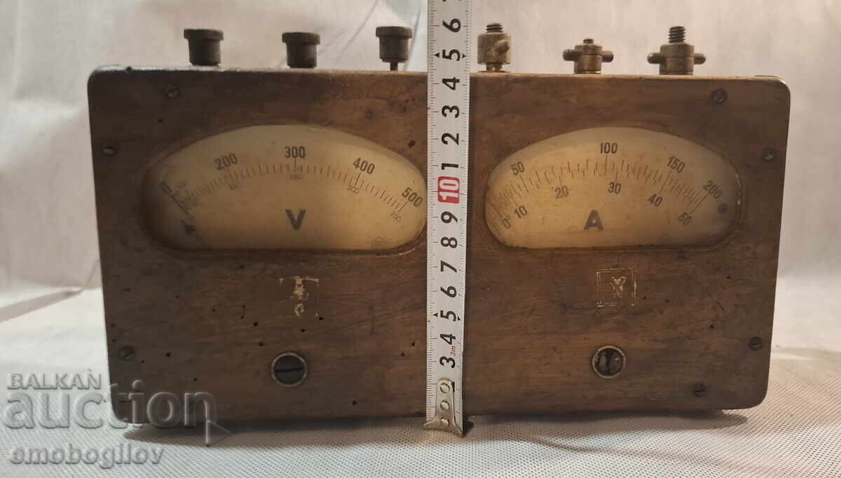 Πολύ Παλαιό και Σπάνιο Ηλ. Μετρητικό Όργανο - 6 Πολύ Παλαιό και Σπάνιο Ηλ. Μετρητικό Όργανο - 6