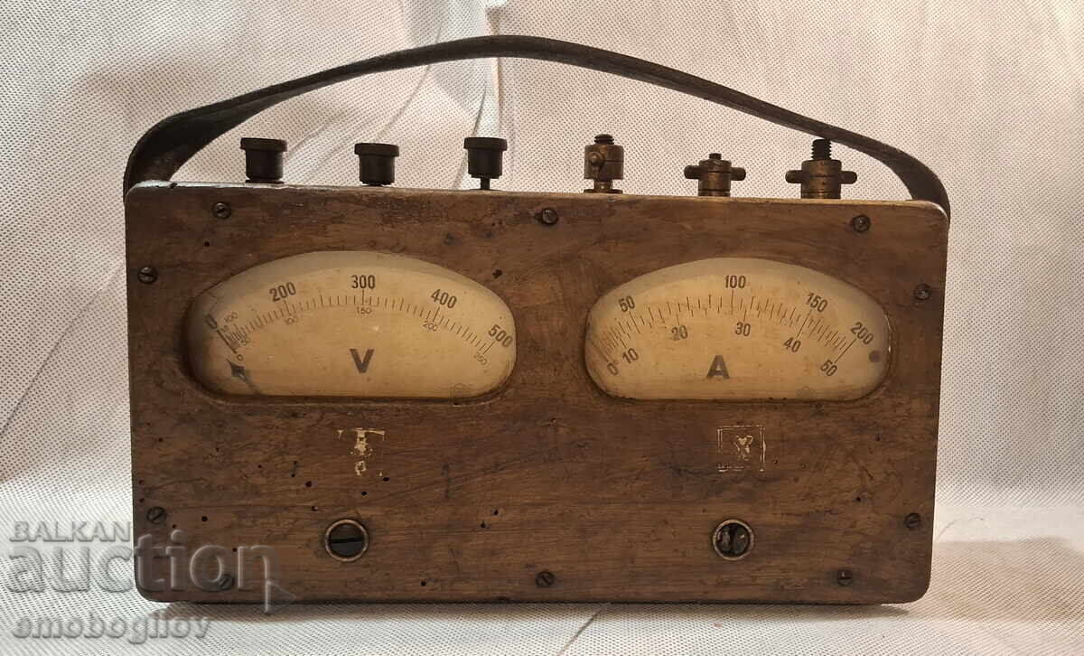 Πολύ Παλαιό και Σπάνιο Ηλ. Μετρητικό Όργανο Πολύ Παλαιό και Σπάνιο Ηλ. Μετρητικό Όργανο