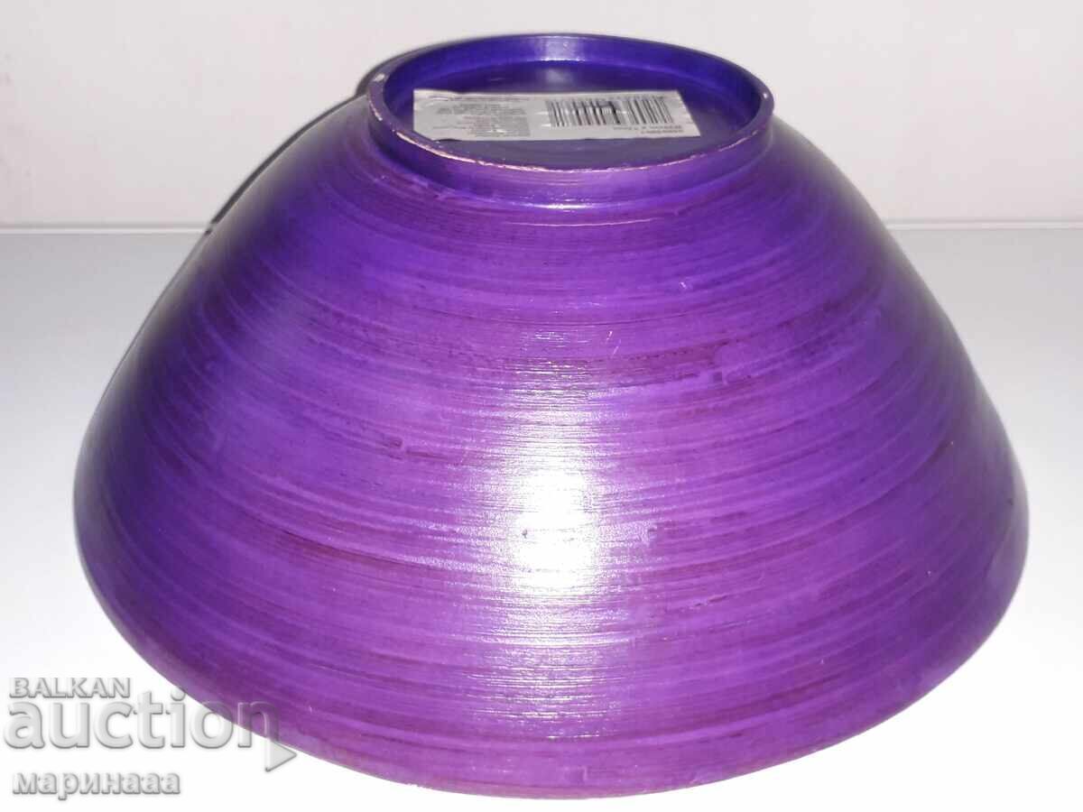 ГОЛЯМА ПЛЪТНА КУПА. БАМБУК. ВИЕТНАМ с цена 8.00 лв. | € 4.09 ГОЛЯМА ПЛЪТНА КУПА. БАМБУК. ВИЕТНАМ с цена 8.00 лв. | € 4.09