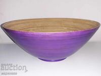 ГОЛЯМА ПЛЪТНА КУПА. БАМБУК. ВИЕТНАМ