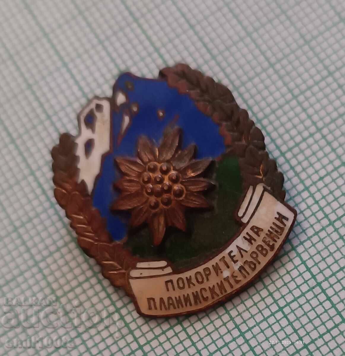 Auction  Badge - Conqueror of Mountain Peaks