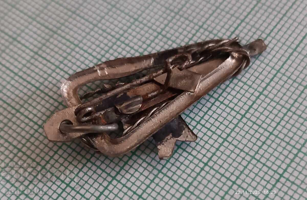 Badge - Rila - mountaineering - carabiner, climbing harness, edelweiss - 6 Badge - Rila - mountaineering - carabiner, climbing harness, edelweiss - 6