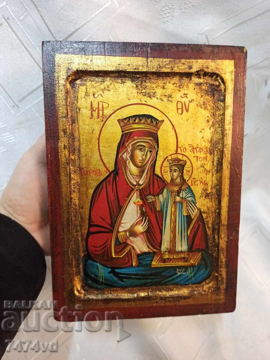 Православна икона, изобразяваща Дева Мария с Младенеца