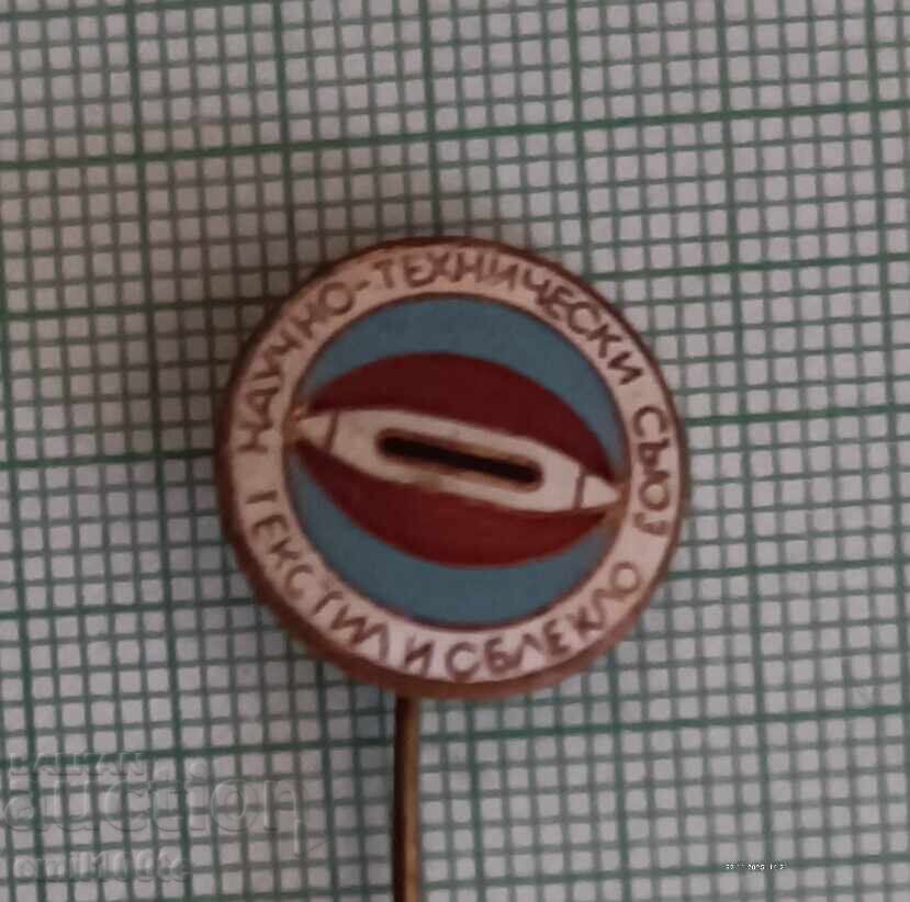 Badge - Scientific and Technical Union Textile and Clothing Badge - Scientific and Technical Union Textile and Clothing