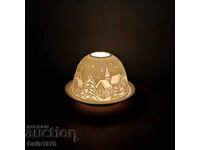 Suport de lumânare superb pentru ceai – Porțelan fin!