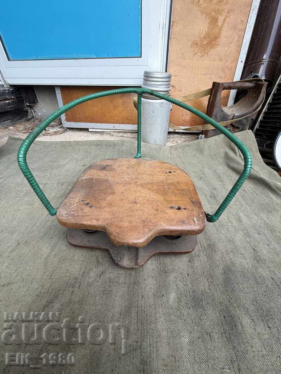 Scaun retro pentru copii pentru bicicletă
