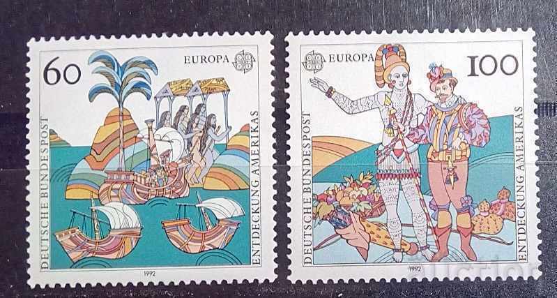 Γερμανία 1992 Ευρώπη CEPT Πλοία Κολόμβος MNH