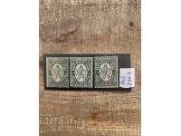 Голям лъв II 2 ст.(1886г) -Лот 3 бр.чисти(без гума)