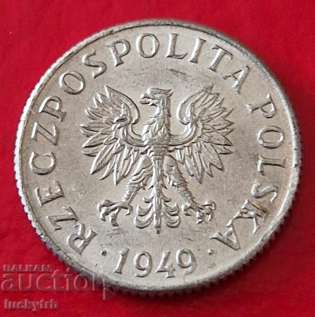 1 groș 1949 - Polonia cu preț € 1.00 | 1.96 BGN 1 groș 1949 - Polonia cu preț € 1.00 | 1.96 BGN