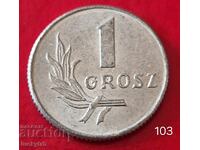 1 groș 1949 - Polonia