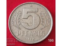 5 πφένιγκ 1968 - Γερμανία - ΛΔΓ