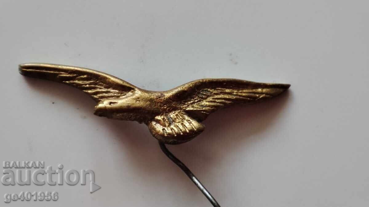 Царски пилотски знак, орле, бронз