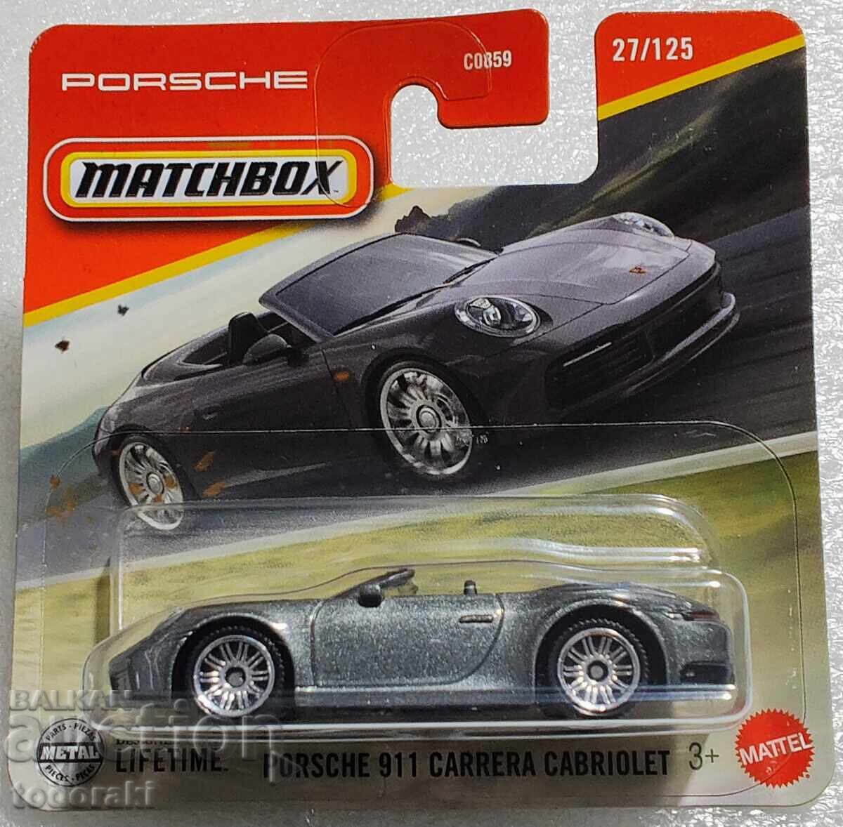 Matchbox Porsche 911 Carrera Cabriolet 1:64 Matchbox Porsche