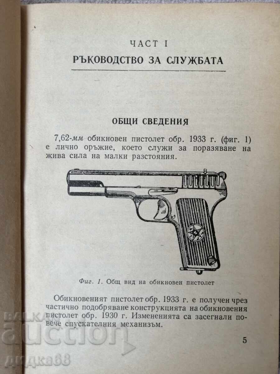 7.62 pistol TT, model 1933 și pistol cu rachete de 26 mm cu preț 60.00 BGN | € 30.68