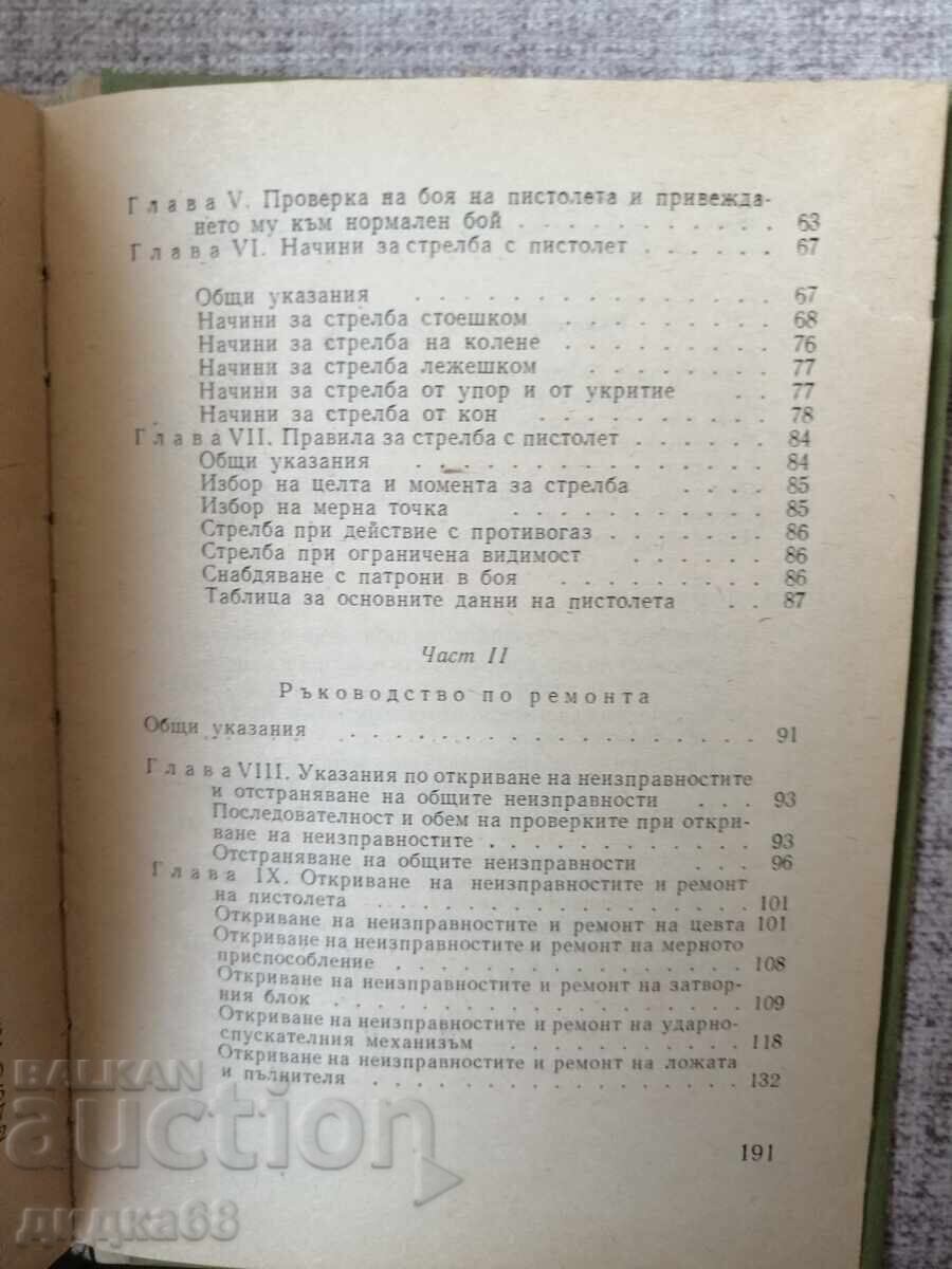 7.62 pistol TT, model 1933 și pistol cu rachete de 26 mm - 6