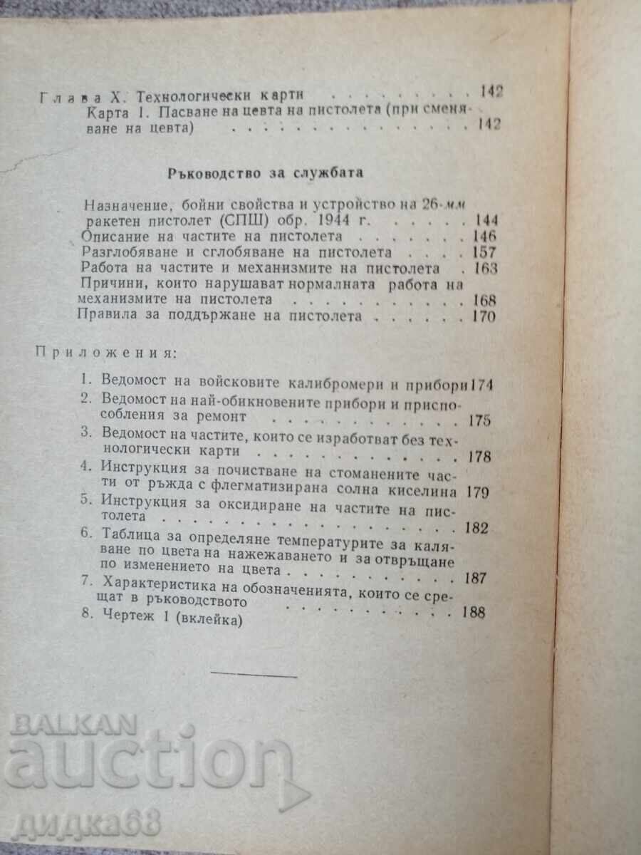 7.62 pistol TT, model 1933 și pistol cu rachete de 26 mm - 7