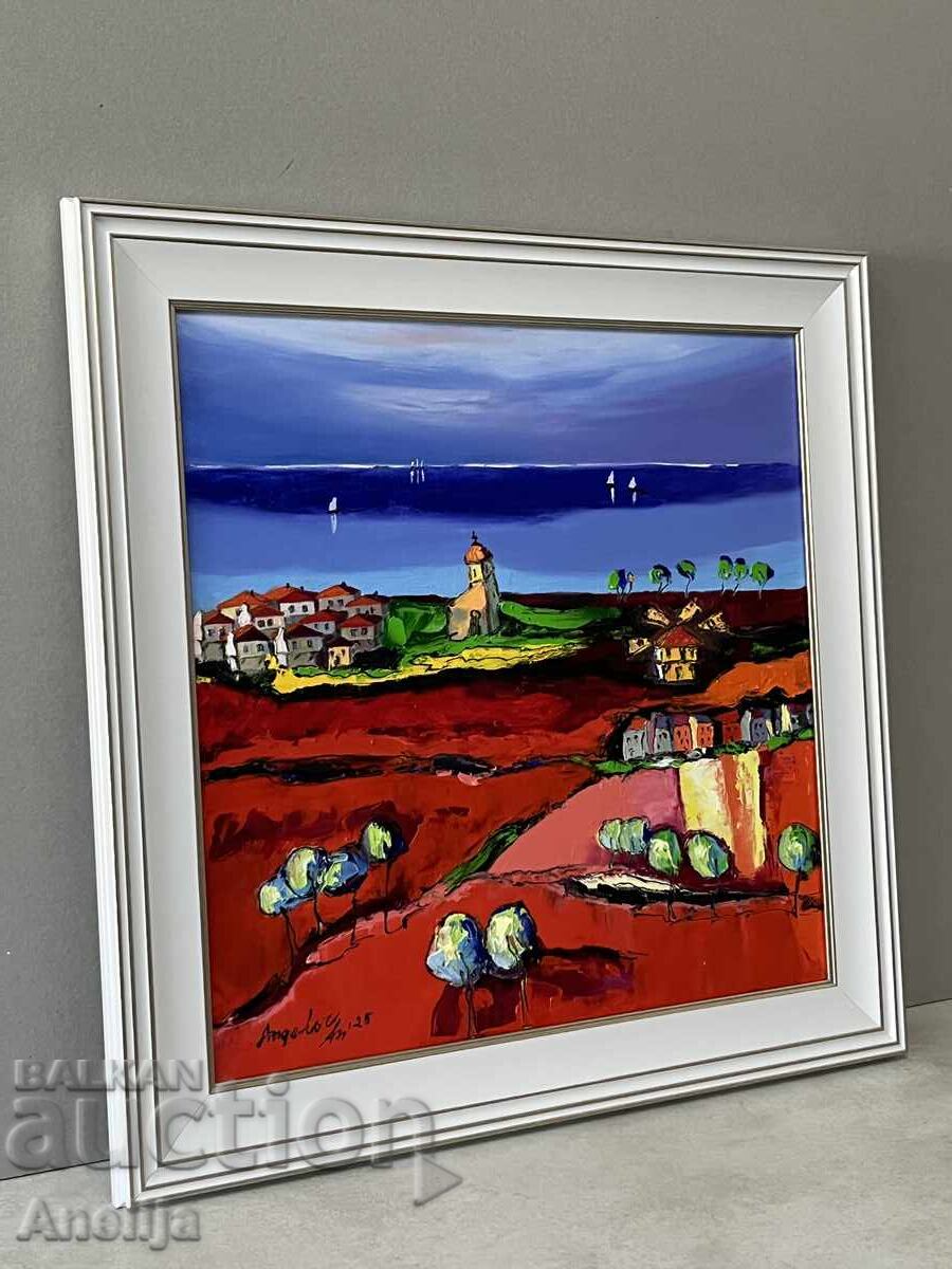 Абтрактен морски пейзаж Созопол с цена € 91.52 | 179.00 лв. Абтрактен морски пейзаж Созопол с цена € 91.52 | 179.00 лв.