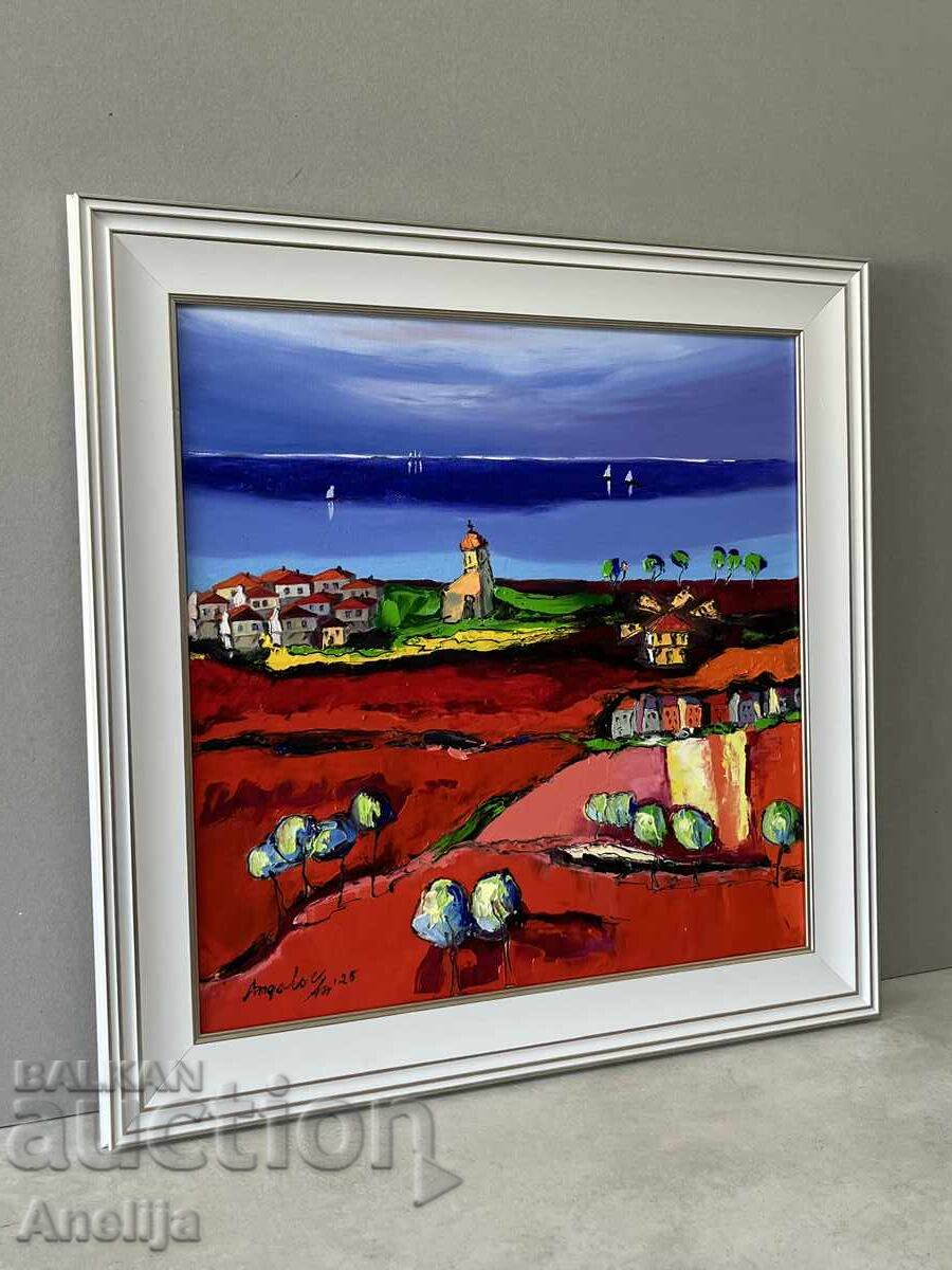 Доставка на Абтрактен морски пейзаж Созопол Доставка на Абтрактен морски пейзаж Созопол