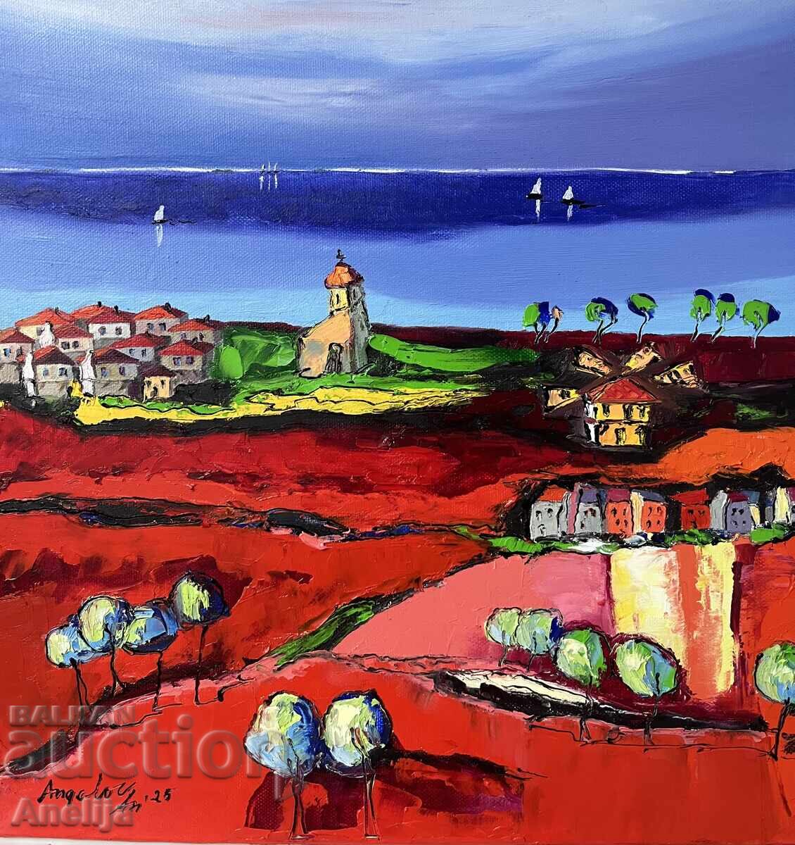 Peisaj marin abstract Sozopol