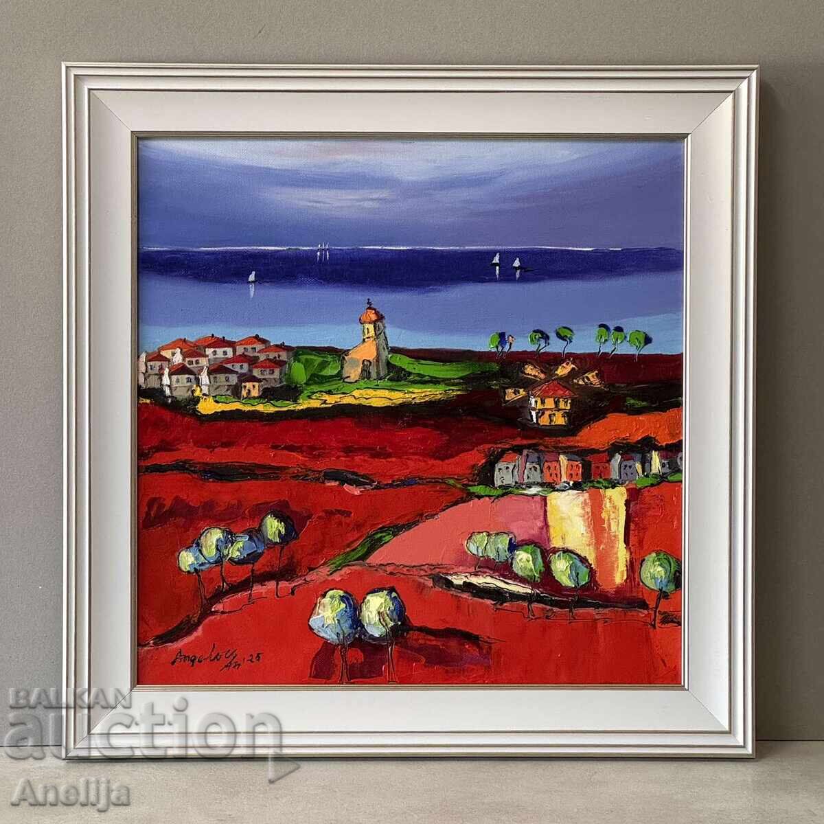 Абтрактен морски пейзаж Созопол Абтрактен морски пейзаж Созопол