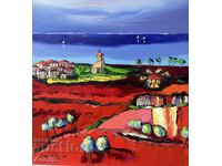 Αφηρημένο θαλασσινό τοπίο Σωζόπολης