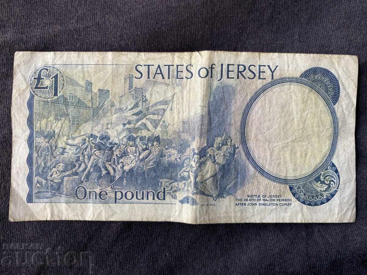 Τζέρσεϊ, Ηνωμένο Βασίλειο 1 λίρα 1976 - 1983 Ελισάβετ με τιμή 36.00 BGN | € 18.41