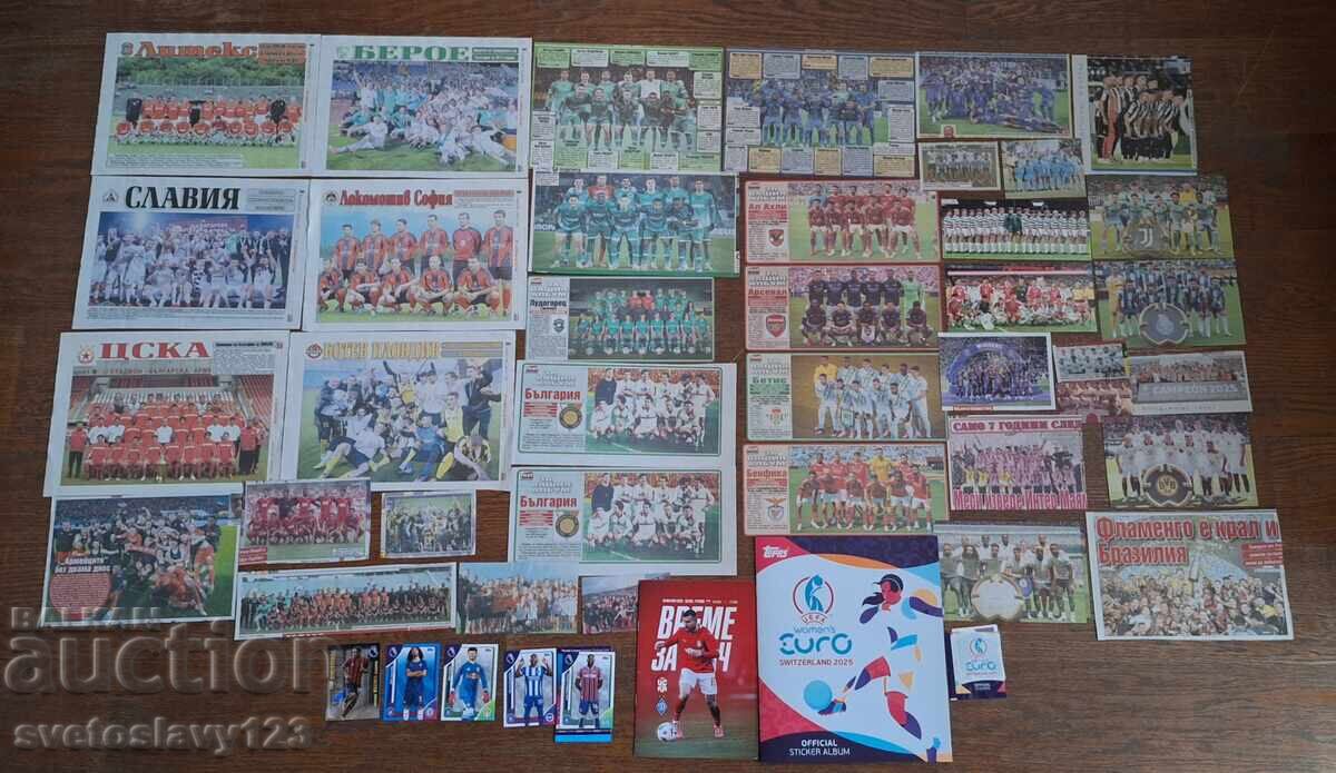 Lot fotbal 5lv total Kukureya Chelsea Lokomotiv Sofia Levski Botev