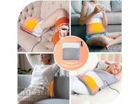 Perna electrică încălzitoare pentru picioare cu USB 40x40x