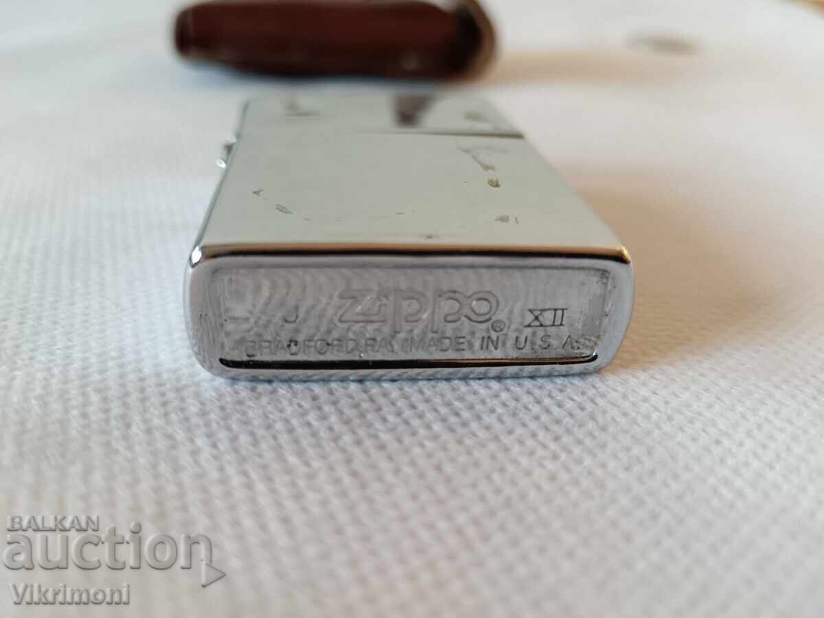 Brichetă pe benzină Zippo, Zippo, veche funcțională - 6