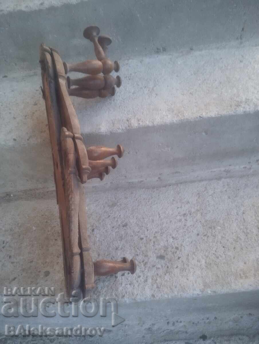 Παράδοση Αγροτική ξύλινη πτυσσόμενη κρεμάστρα ρούχων Παράδοση Αγροτική ξύλινη πτυσσόμενη κρεμάστρα ρούχων