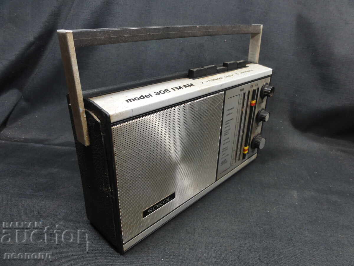 Auction BZTs Star Retro Social USSR Transistor Radio Sokol 308 Auction BZTs Star Retro Social USSR Transistor Radio Sokol 308