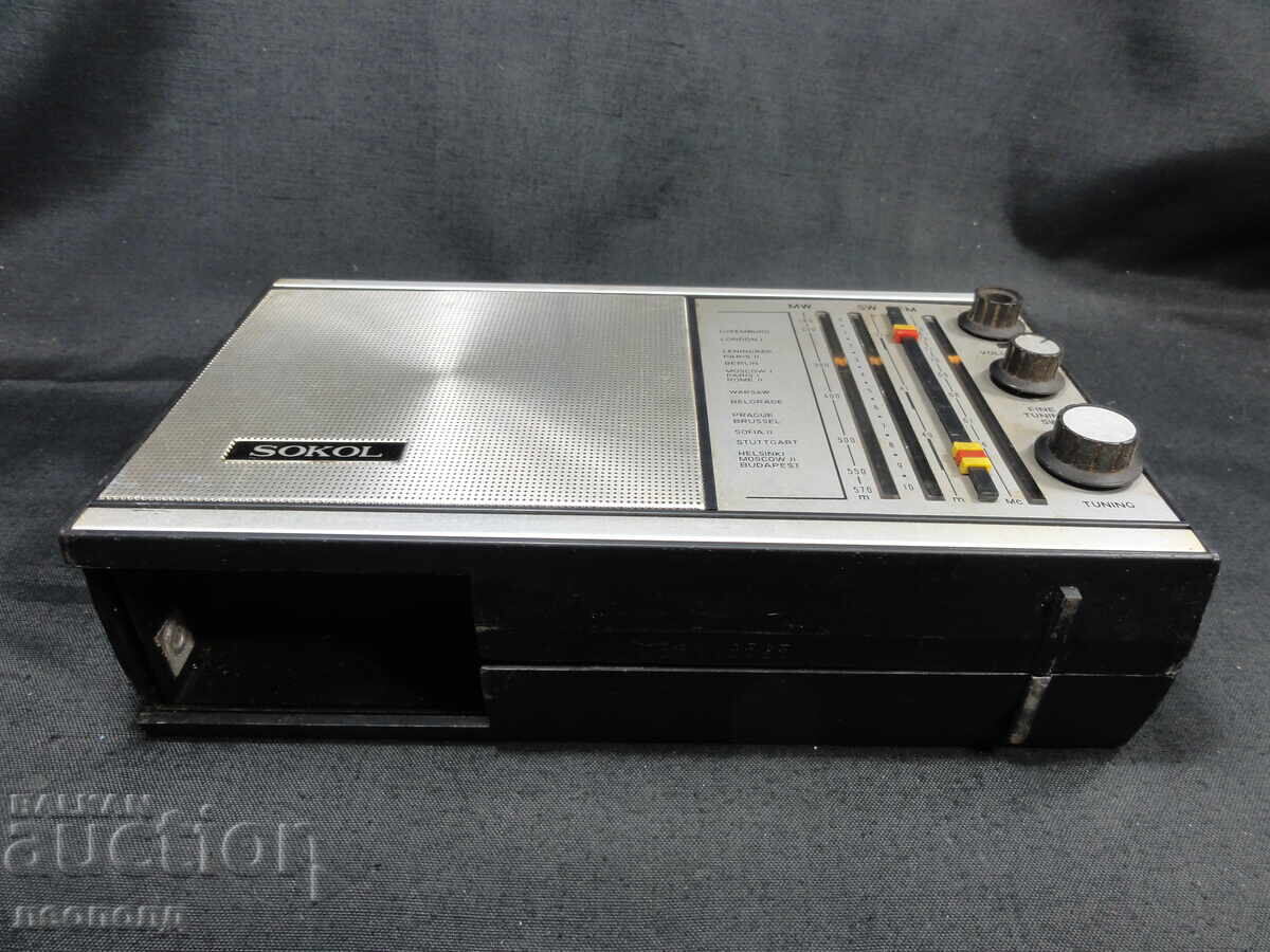 BZTs Star Retro Social USSR Transistor Radio Sokol 308 - 6 BZTs Star Retro Social USSR Transistor Radio Sokol 308 - 6