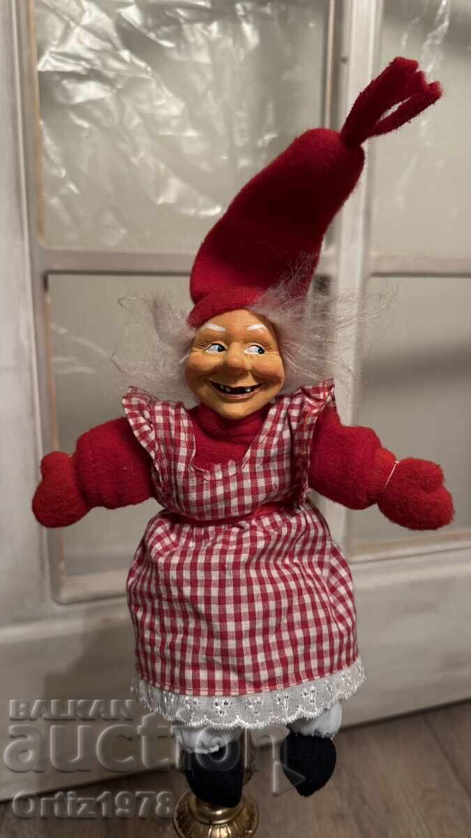 Винтидж коледна беззъба баба:) Норвегия. - 5