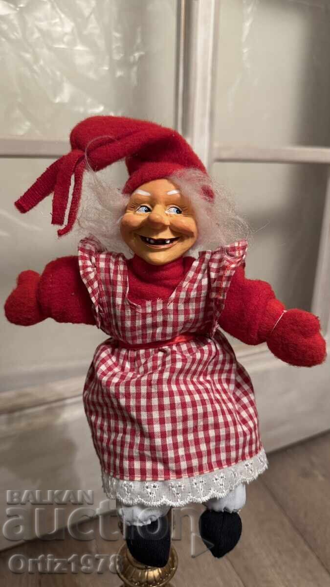 Винтидж коледна беззъба баба:) Норвегия.